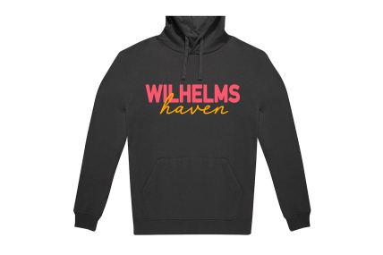 Wilhelmshaven-Hoodie mit zweifarbigem Neon-Druck