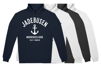 Hoodie Jadebusen – Nordseeliebe seit immer