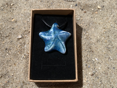 Seestern-blau-meliert