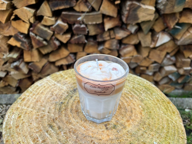 Latte Macchiato Dessertkerze-Mittel