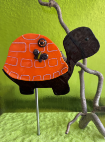 Schildkröte Orange