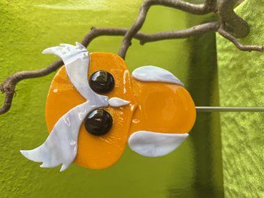 Eule Orange/Lila