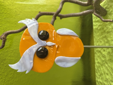 Eule Orange/Lila