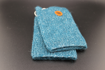 Alpaka Pulswärmer PACA Alpaka-Merino-Mix Ultramarin