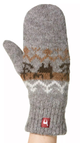 Alpaka Fausthandschuhe NATURA aus 100% Alpaka