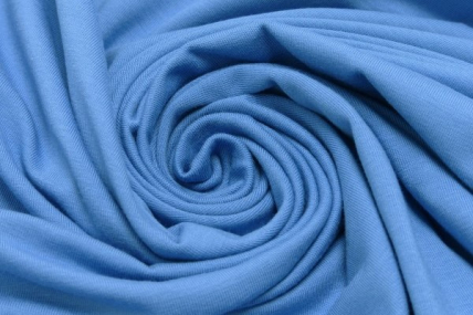 Baumwoll Jersey blau