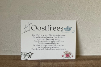 Postkarte Plattdeutsch Oostfrees
