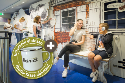 Kostenlos ins Erlebnismuseum inkl. Gratis-Tasse