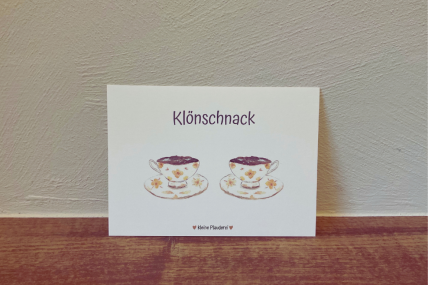 Postkarte Klönschnack