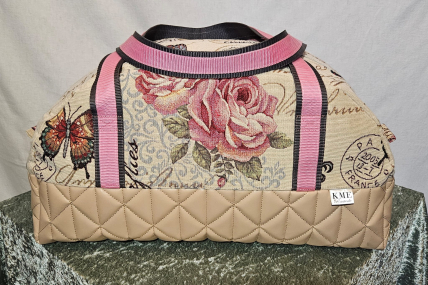 Weekender Beige Natur Rosen