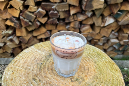 Latte Macchiato Dessertkerze-Mittel
