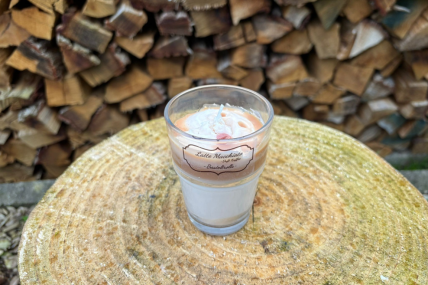 Latte Macchiato Dessertkerze-Klein