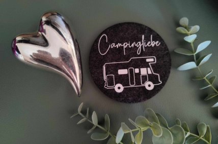 Untersetzer Camping Filz Wohnmobil Glasuntersetzer