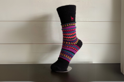 Baby Alpaka Colorido Socken