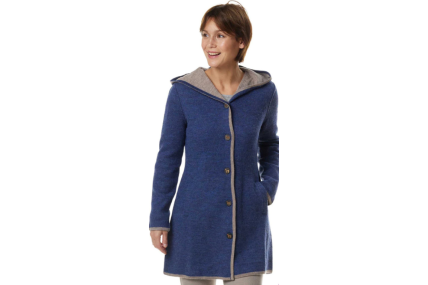 Alpaka Mantel ALYSSA aus Alpaka und Wolle Größe S-XL