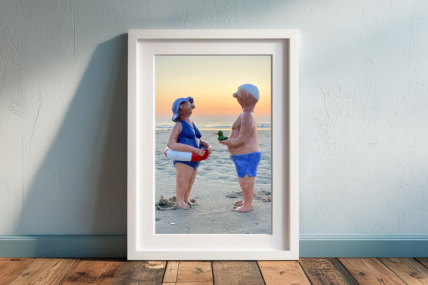 Strandmenschen "Glück"