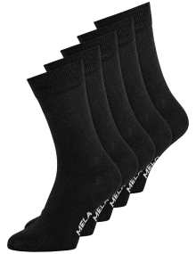 Socken 5er Pack Basic - schwarz