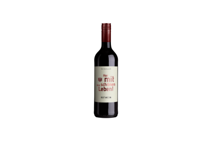 Her mit dem schönen Leben! Rotwein-Cuvée D.Q. feinherb