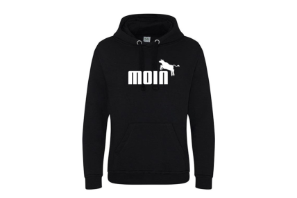 "MOIN mit Kuh" - Der Hoodie von XS - XXXL UNISEX