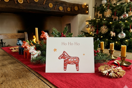 Postkarte: Nordisches „Ho Ho Ho“