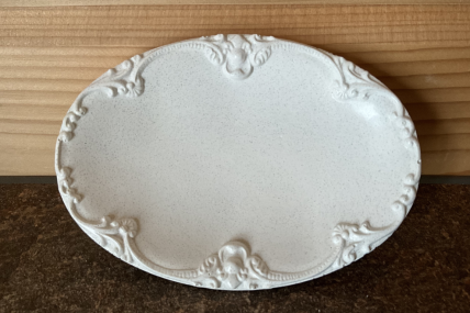 Ovale Schale aus hochwertigem Beton - Stilvolles Wohnaccessoire