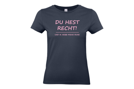 T-Shirt "Du hest Recht!" för Froonslüü bis XXXL