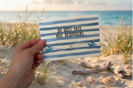 Postkarte „Heel wat Besünners“