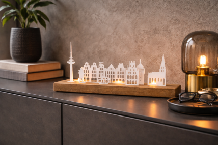 Panorama-Teelicht Münster