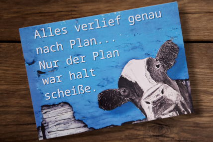 Postkarte mit Spruch 1 -Lustig-