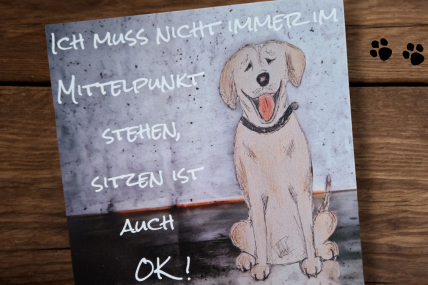 Postkarte mit Spruch 5 -Lustig-