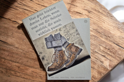 Postkarte mit Spruch 1
