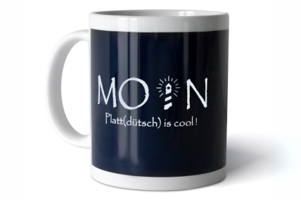 Kaffeebecher "MOIN - Plattdütsch is cool!