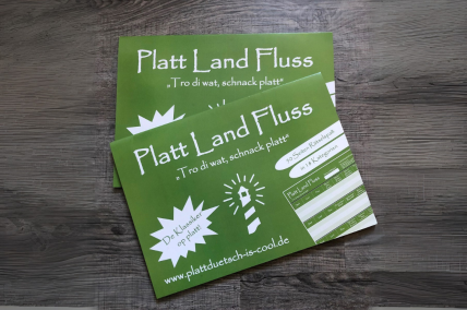 Platt Land Fluss - Der Spieleblock!