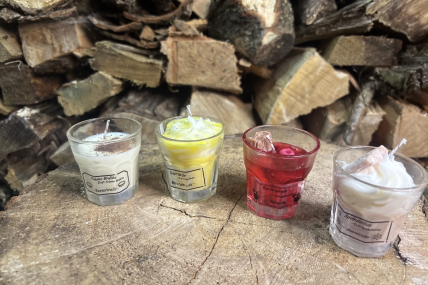 Kerzen Probiersets-3-Créme Brûlée,Eierlikör,Kinderpunsch,Spekulatius