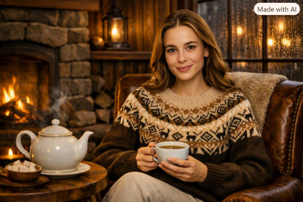 Alpaka Pullover SOLANA espresso