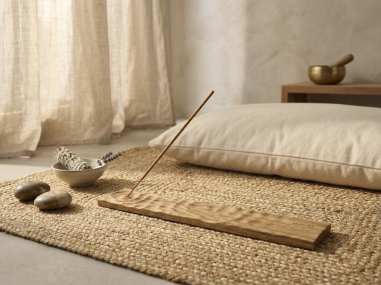 Räucherstäbchenhalter Eiche natur