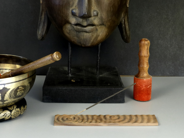 Räucherstäbchenhalter Eiche natur