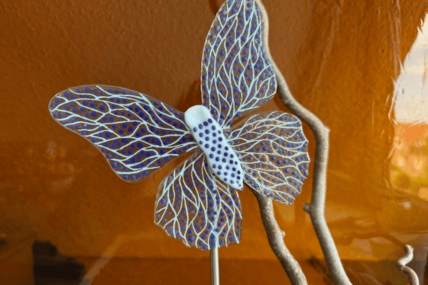 Schmetterling Blau