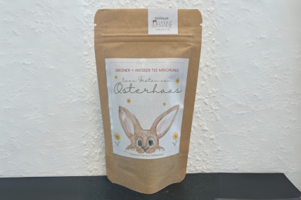 leev Gröten van Osterhaas - Grüner / Weißer Tee Hasenpfötchen