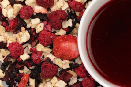 Früchtetee Granatapfel-Himbeere