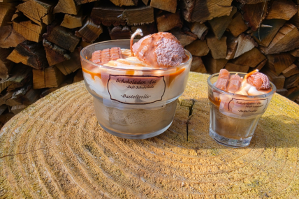 Schokoladeneis- Kerze