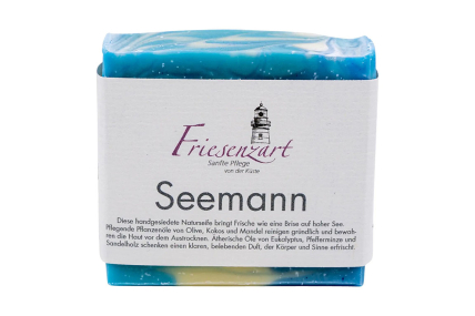 Seemann – Salzig-frische Naturseife mit Meeresduft (110g)