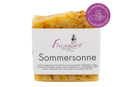 Sommersonne Naturseife – duftfrei & Ringelblume (110 g)