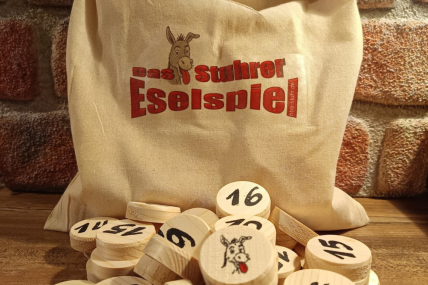 Das Stuhrer Eselspiel xs mit 61 Spielsteine