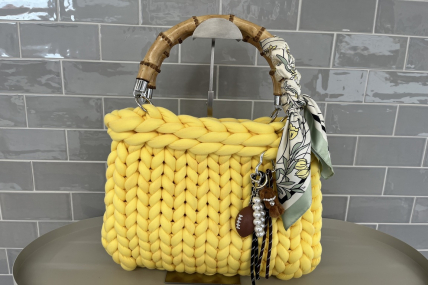 Strickbag Gelb