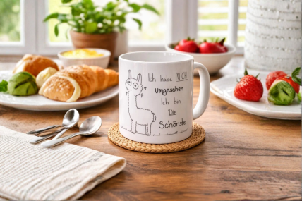 Tasse für Alpaka - Liebhaber