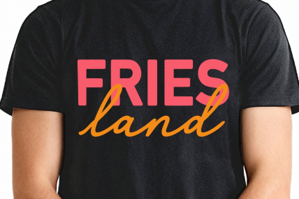 T-Shirt „FRIESland“ - Farbe Schwarz