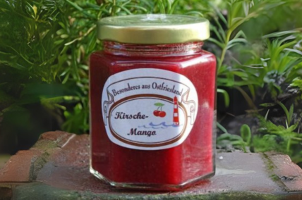 Kirsch-Mango Fruchtaufstrich