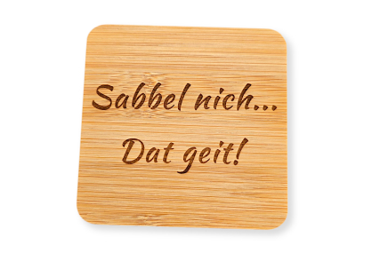Bambus-Untersetzer 