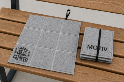 Sitzkissen to-go Happy Camper Wohnwagen